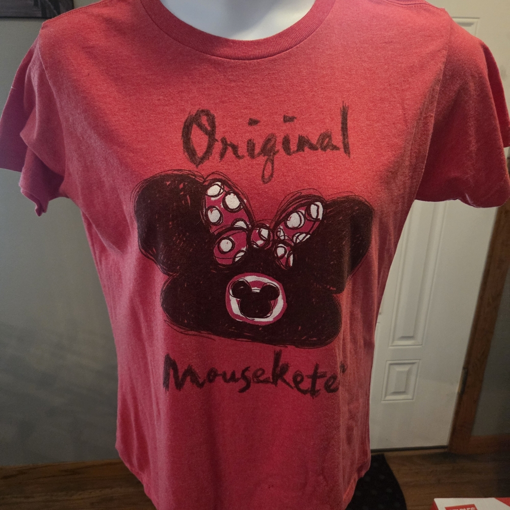 Disney Red Mousekete Short Sleeve Tee